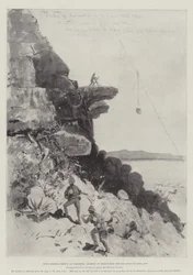 Con el general French en Colesberg, enviando municiones para los cañones en Coles Kop